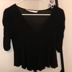 zara black shirt